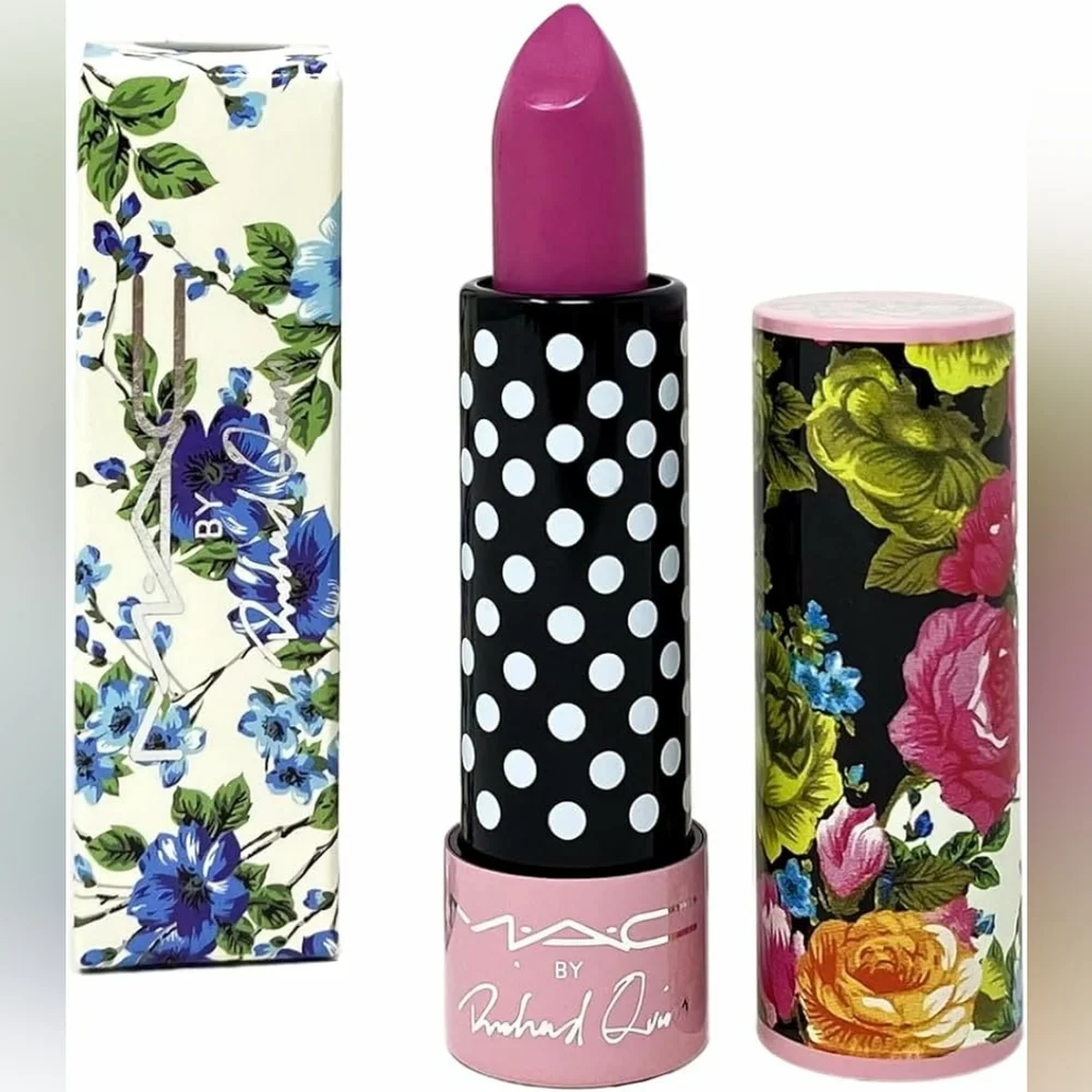 ❇️🧚‍♀️MEGA MAGENTA MAC x Richard Quinn RARE Matte Lipstick NWT
